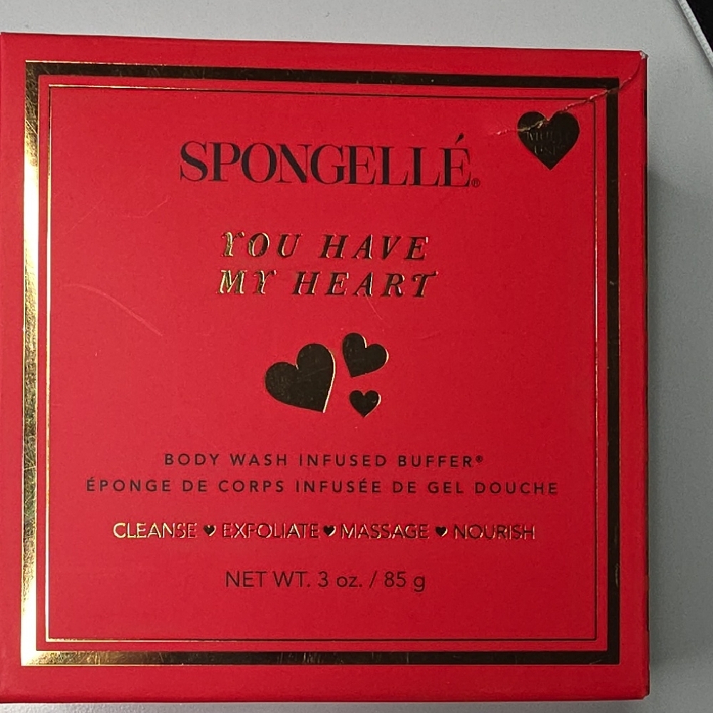 Spongelle Red and Gold Body Wash Infused Buffer